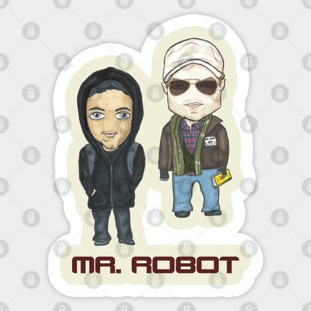 Mr. Robot Sticker by LivStark